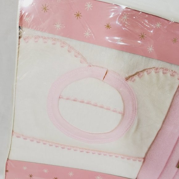 Vintage Riegel Welcome Stranger Baby Gift Set Pink - Picture 3 of 4